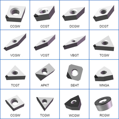 CNC Lathe Metal Processing Indexable Turning Tools Inserts PCBN