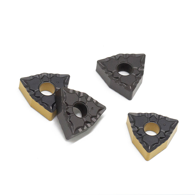 WNMG08 0404-43 ورودی های چرخاندن کربید با شکستن تراشه برای CNC تورن عملیات ورودی ابزار کربید