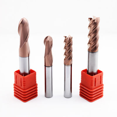 فرز انتهایی بینی توپی کاربید 6 میلی متری 2 شیار برای پردازش فلز